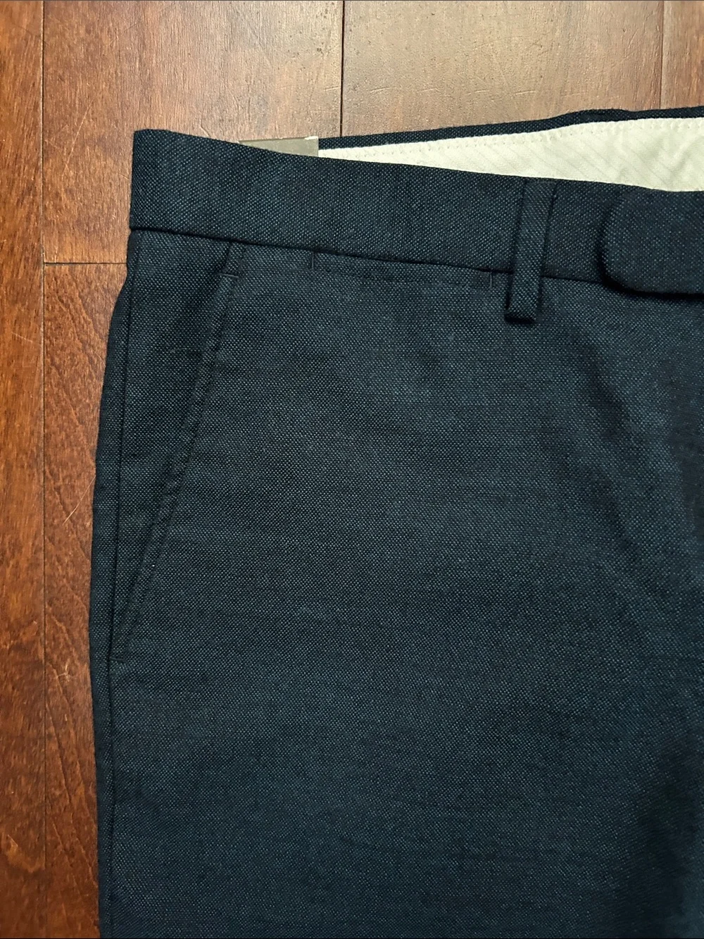 J.Crew 100% Wool Men’s Bowery Suiting Trousers in Dark Blue, W33 L32, NWT